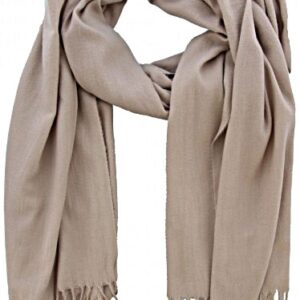 Sjaal beige met glitters