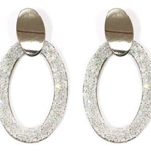 Zilveren rhinestone glamour
