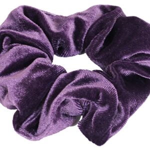 Scrunchie velvet paars