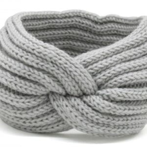 Winter haar band grijs