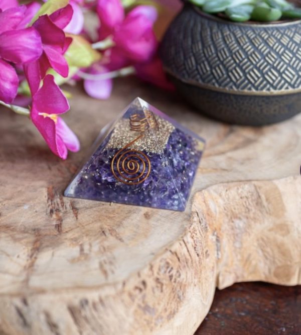 Orgonite piramide Amethist - Afbeelding 3