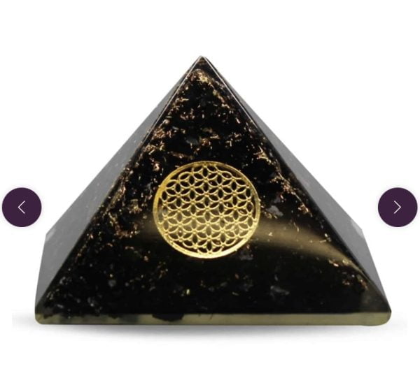 Orgonite piramide zwarte toermalijn