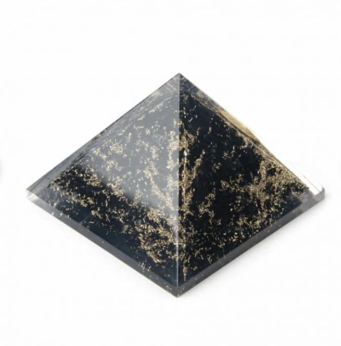 Orgonite piramide zwarte toermalijn - Afbeelding 2