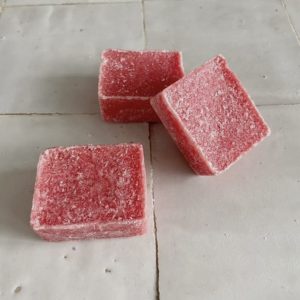 Zoet roze geurblokje