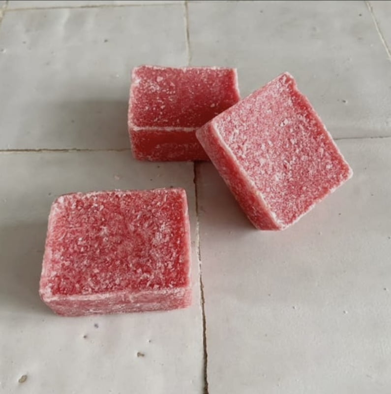 Zoet roze geurblokje