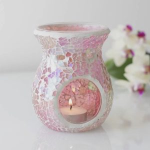 Roze iriserende oliebrander/waxmelter