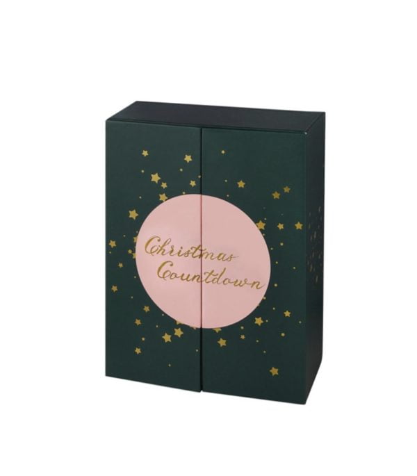 Advent kalender Zilver/roze