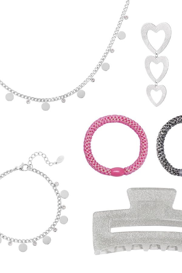 Advent kalender Zilver/roze - Afbeelding 2