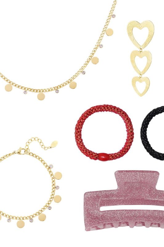 Advent kalender Goud/roze - Afbeelding 2